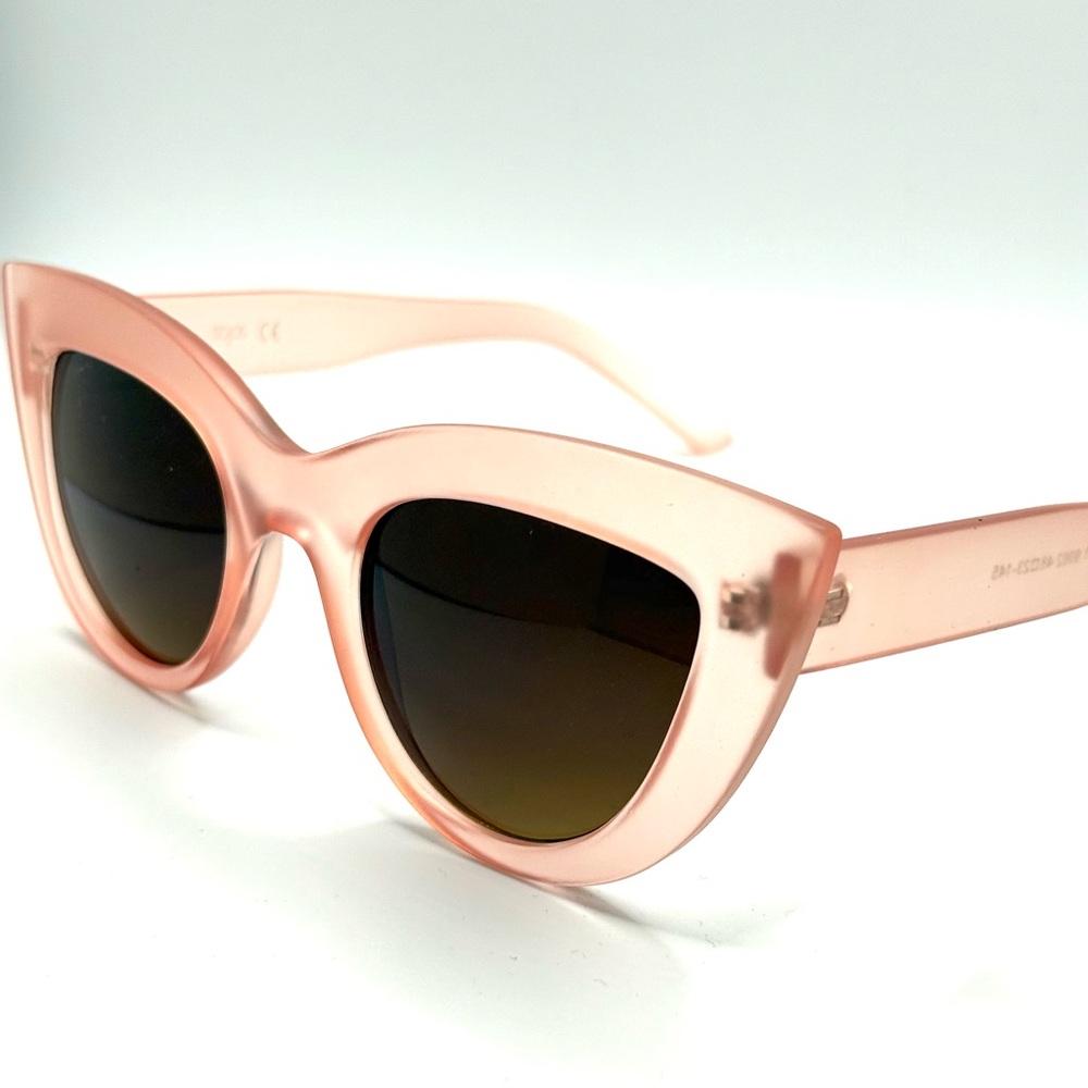 Blush Pink Cat-Eye Sunglasses - Picture 2 of 3